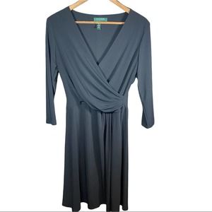 Lauren Ralph Lauren Black Evening Stretchy formal‎ Dress
